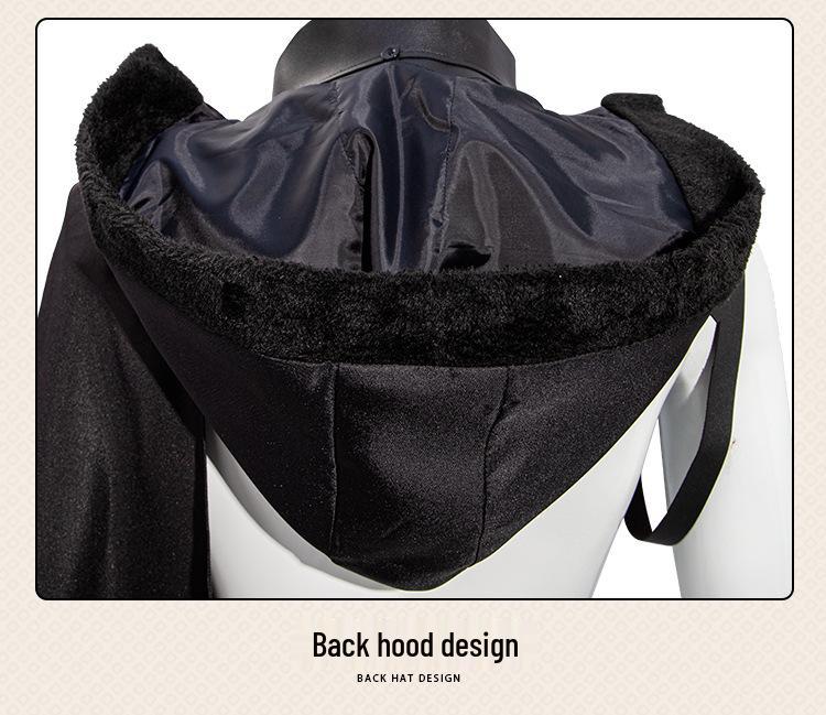 Men's Medieval Vampire Demon Costume Shawl - Halloween, Cosplay, Stage Performance, Party Cloak Cape