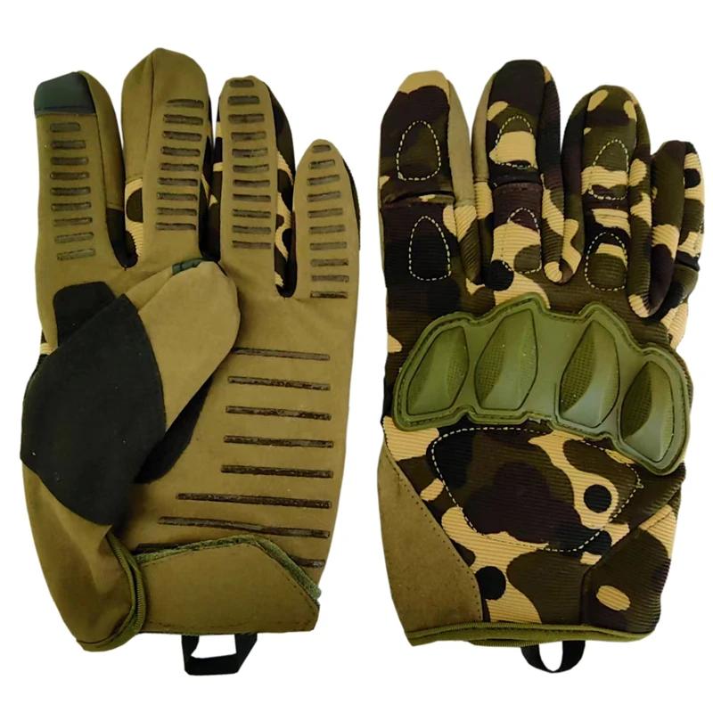 Dotyková obrazovka Full Finger Tactical Rukavice Motocross Hard Knuckle Full Finger Rukavice Pánské