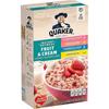 Aveia Instantânea Quaker Frutas e Creme Variedade - 8 unidades/278g