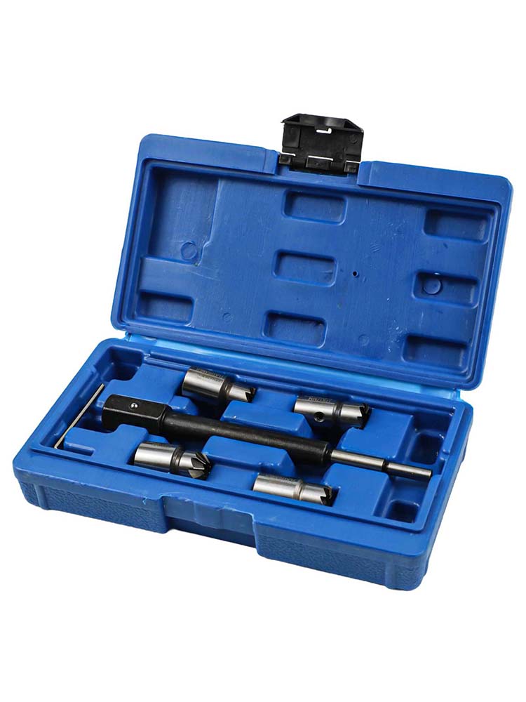 For Diesel Injector Maintenance Carbon Cleaning Tool 5PCS Cutter Kit As Picture Hex Key Included For Diesel Engines