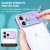 Luxury Slide Camera Lens Protection Case For iPhone 15 14 13 12 11 Pro Max X XS XR 7 8 Plus SE3 Bumper Shockproof Clear Cover