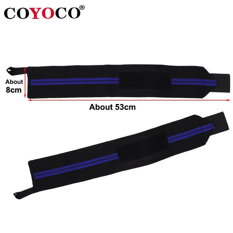1Pair Extra Strength Wrist Support Brace Straps Weight Lifting Wrist Wraps Bandage Fitness Protective Equipment