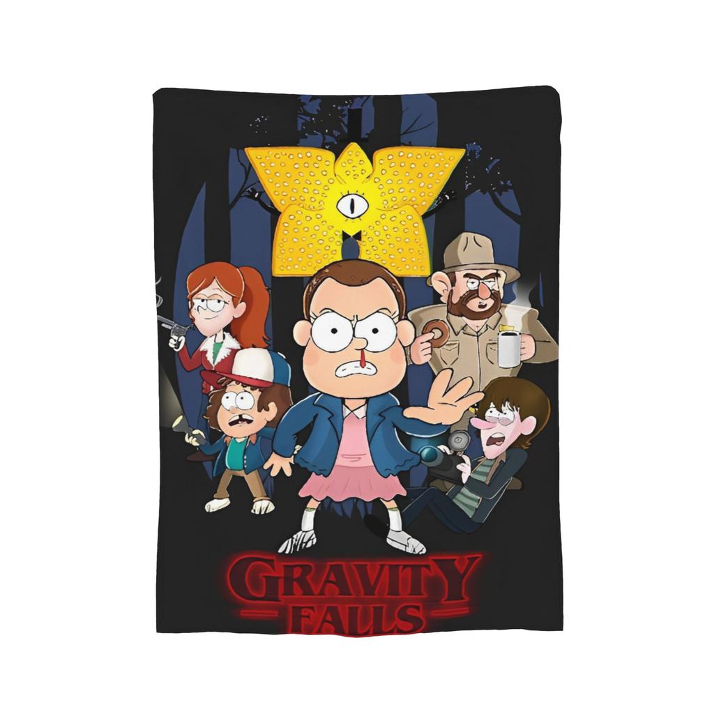 Gravitys Falls Bill Cipher Blanket Flannel  Super Warm Throw Blankets for Bedding Couch Bedroom Quilt
