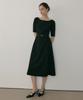 Riorg Mor Boat Neck Classic Flare Ops Black