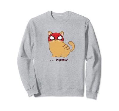 Marvel Spider-Man Miles Morales Game Spider-Cat Meow Sweatshirt