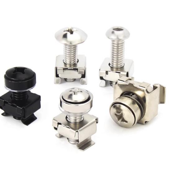 

Gold Super 304 Stainless Steel Floating Cage Nut & Crown Screw for Server Cabinets (M4/M5/M6) Black M5*16
