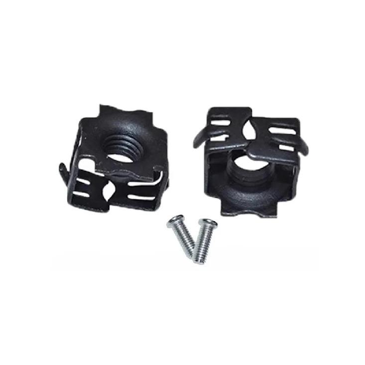 2pcs Front Rear License Plate Fixing Screws Female Base Iron Buckle Clip Suitable for Chery New Energy EV Electric 2pcs