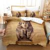 Egyptian Printing Series Bedding 3D Digital Printing Three-Piece Set