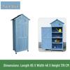 Outdoor Anti-Corrosion Sunscreen Storage Cabinet for Garden and Courtyard