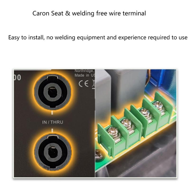 800W 2 Way Hifi Treble Bass Frequency Divider Home Video Sound Stereo Crossover Filters Devices Home Speaker DIY