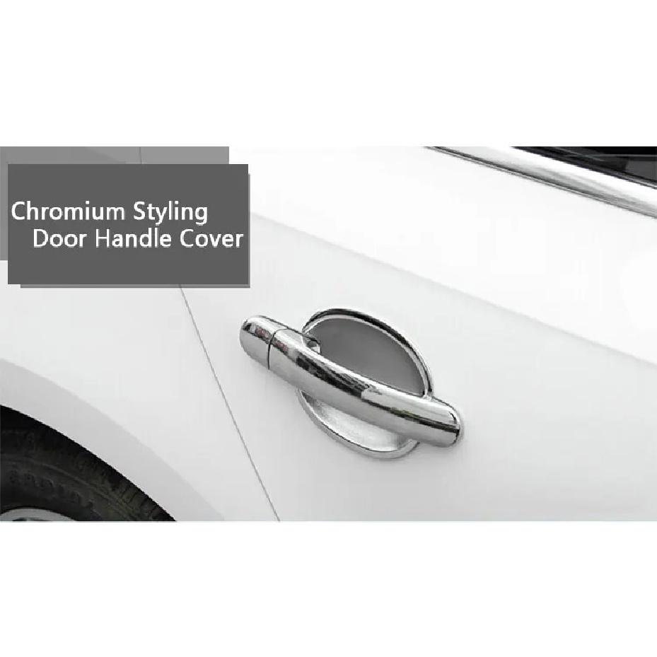 For VW Golf 5 Mk5 Chrome Door Handle Covers Chromium Styling Volkswagen Car Accessories Stickers Car-Styling