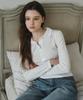 Wednesday Oasis For Woman Button Collar Long Sleeve T-Shirt_3 Colors (W26Tp15)