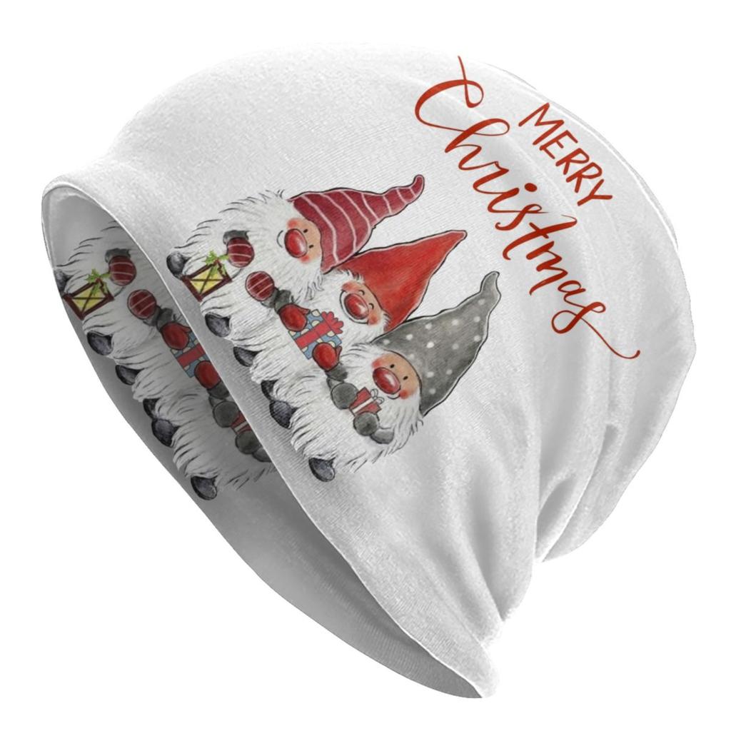 Custom Christmas Polar Bear Beanie Cap Unisex Bonnet Knitting Hats Outdoor Child Cartoon Gift Skullies Beanies Hats