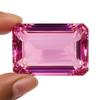 NATURAL Pink Topaz 45 Ct CERTIFIED Emerald Cut Loose Gemstone Free Delivery
