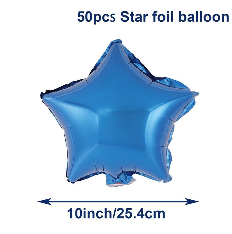 

50pcs 10 Inch Five-pointed Star Foil Balloon Baby Shower Wedding Children s Birthday Party Decorations Kids Balloons Globos 10inch