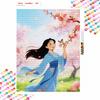 Disney Mulan Cherry Blossom Butterfly Diamond Painting Art Kit Handmade DIY5D Home Decor Gift