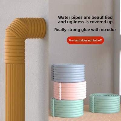 Pipe Insulation Cover Waterproof Fireproof Decoration Sleeve Creative Pipe Wrap for Drainage Pipe Winter Freeze Protection