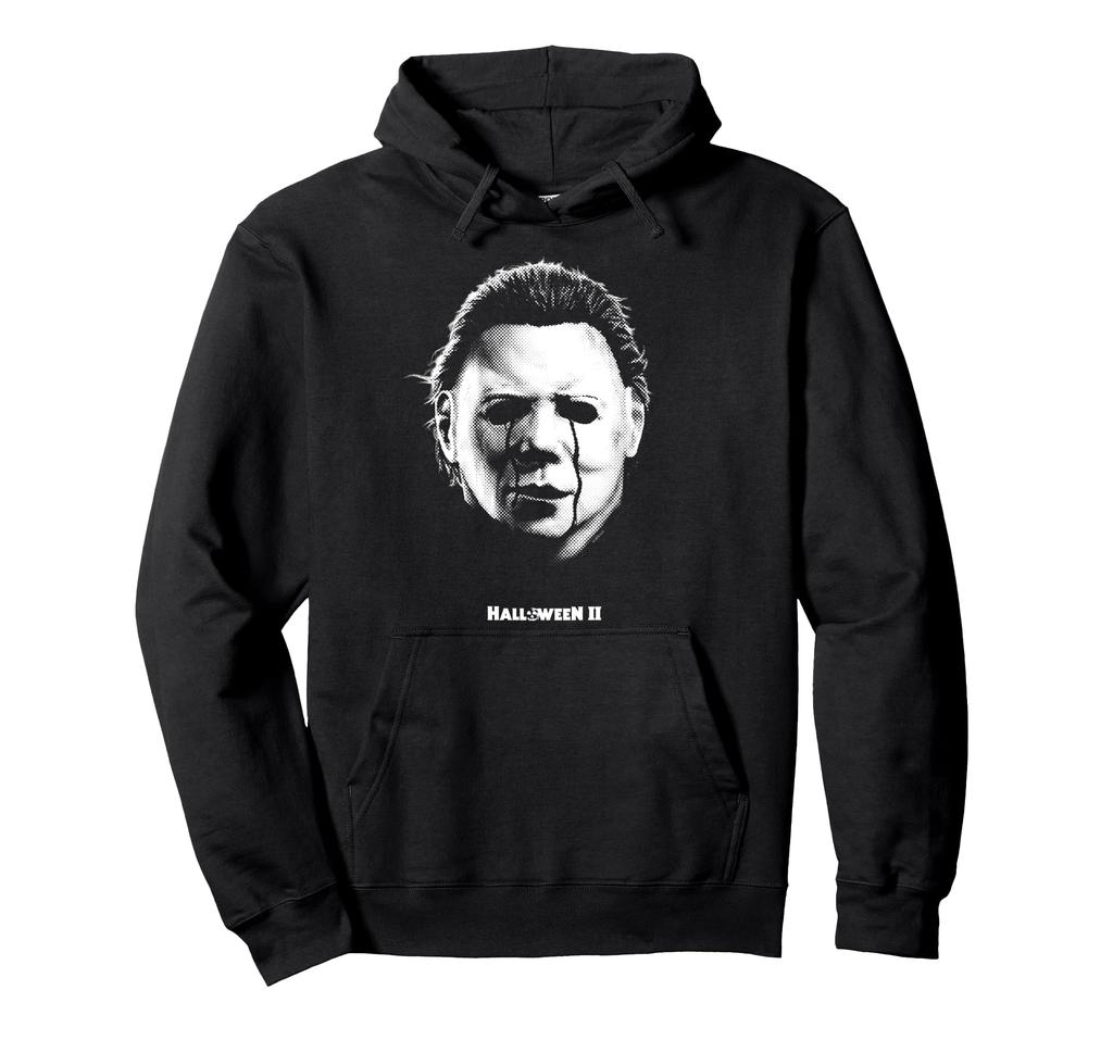 Halloween II Michael Myers Crying Big Face Costume Hoodie
