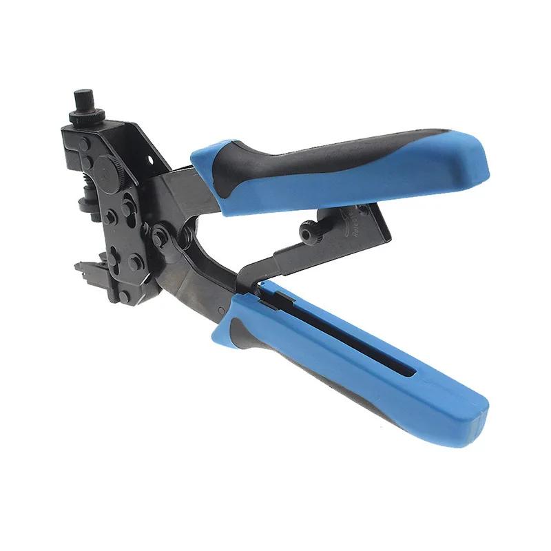 Professionelles Crimpwerkzeug für F-, BNC-, RCA-, RG 59- und RG6-Kabel (F-Typ) mit einem Querschnitt von 0,5–6 mm²