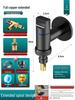Nine Rose King All-Copper Washing Machine Faucet with 46-Point Universal Valve and Extended Angle, Anti-Detachment Auto Shut-off