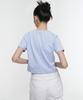 MUSINSA STANDARD WOMAN Women'S Crew Neck Crop T-Shirt [Serenity Blue]