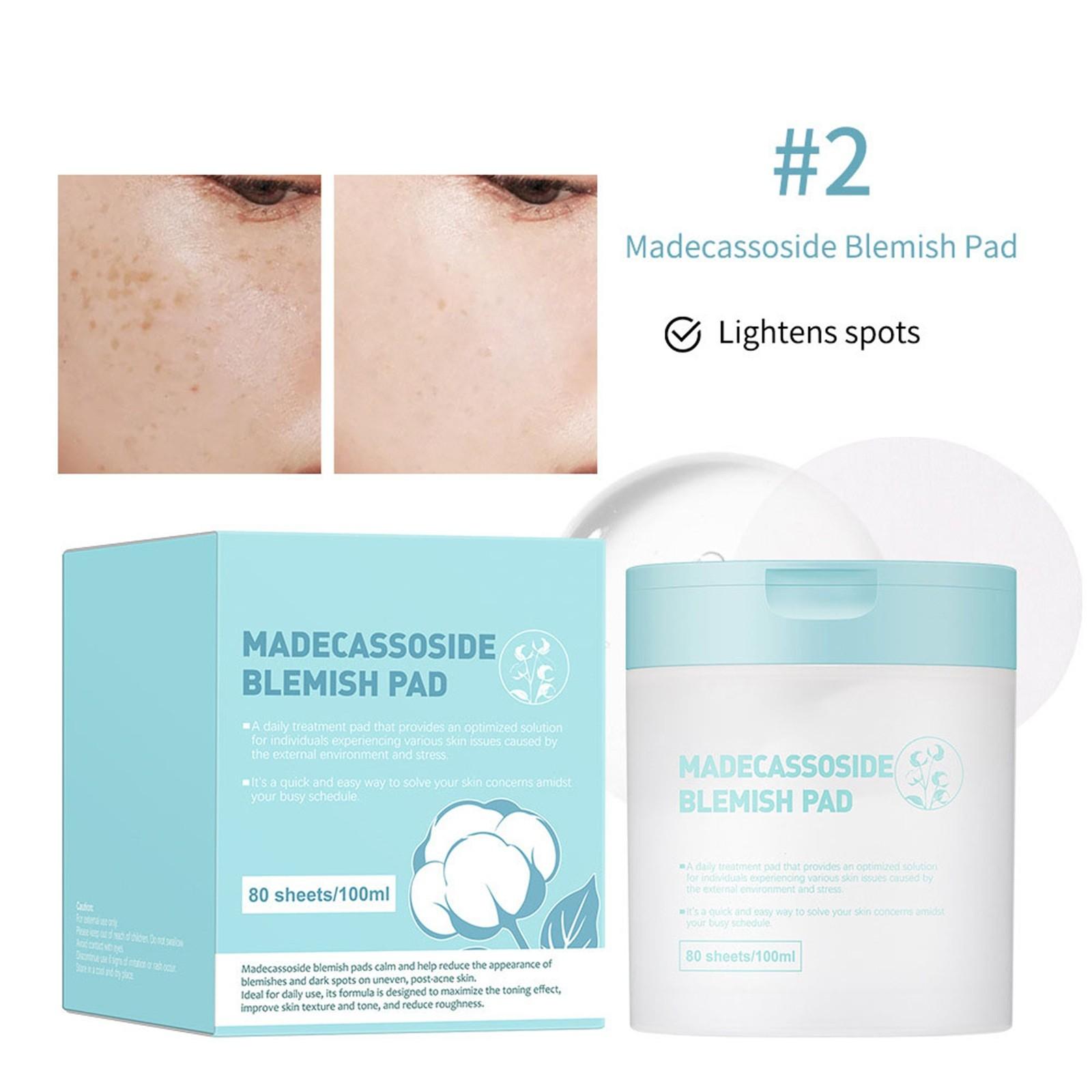 

Тонер-диски 80 листов, PHA-тонер для ежедневного ухода за мертвой кожей с низким pH, отшелушивающий 100 мл One Size синий