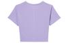 Nike Dri-FIT One Luxe Logo Crewneck Twist-Front Pullover T-Shirt Purple DD4922-567