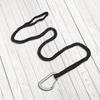 Kayak Paddle Leash Adjustable Rowing Boat Tie Rope Stretchable Coiled Lanyard Leash for Canoing Fishing Boating