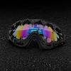 Lunettes de soleil avant-gardistes style punk faites à la main avec pointes et colle dégoulinante, lunettes cool pour fête, hommes, femmes, coupe-vent, équitation, lunettes de soleil techwear