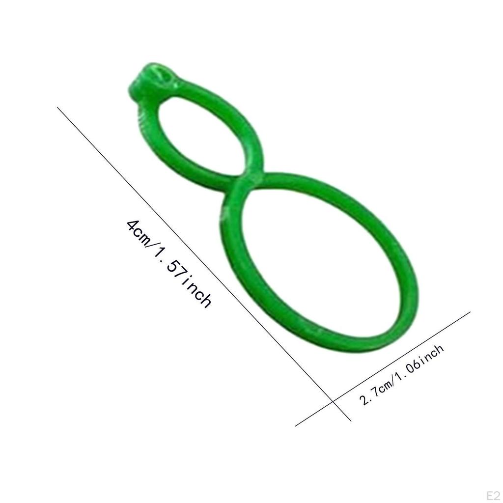 500x Pflanzenclips Gartenblumenstütze Gartengeräte Vielseitige Rankgitterkäfige Klemmen für