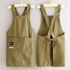 Home Kitchen Apron, Adult Breathable & Soft, Wear-Resistant & Anti-Fouling, Barber Shop & Restaurant Work Apron