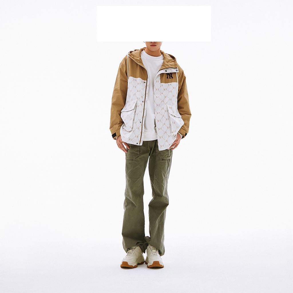 New MLB New York Yankees Jackets Man Cream 3AWJM0241-50CRS