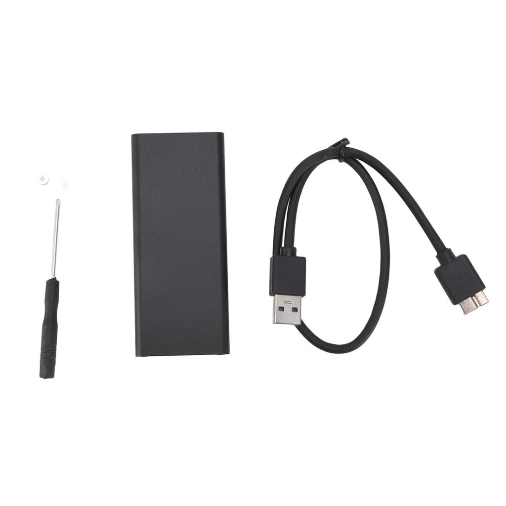 M.2 To USB3.0 Enclosure Adapter Case 6Gbps Black M.2 SSD Adapter for 30x30mm 50x30mm External SSD Hard Drive