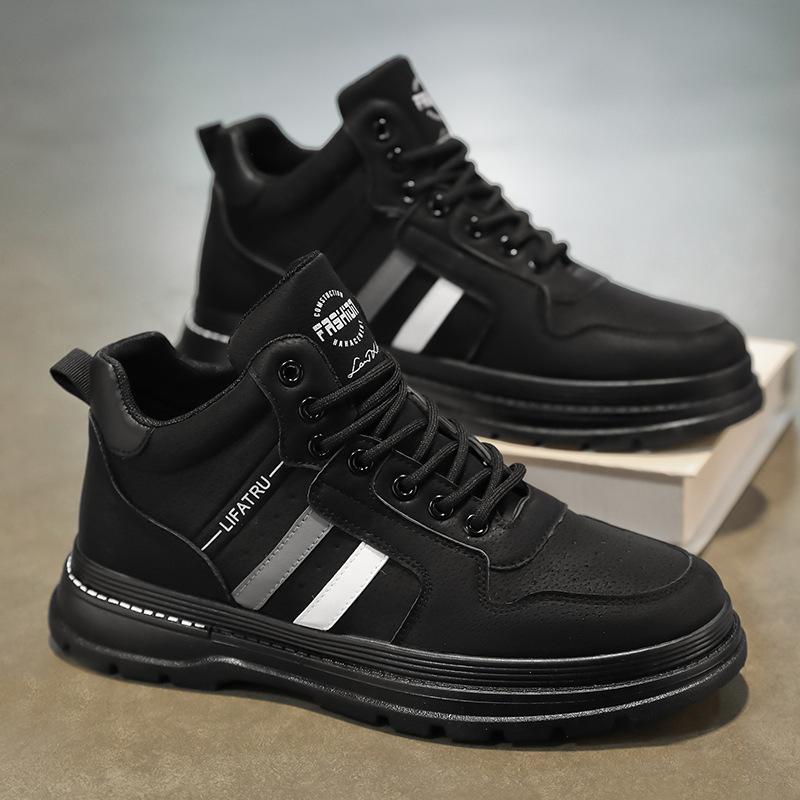 

Осенняя мужская обувь, новые высокие рабочие туфли, мужская модная универсальная обувь для работы на стройплощадке, нескользящая спортивная повседневная обувь, обувь для сноуборда 44