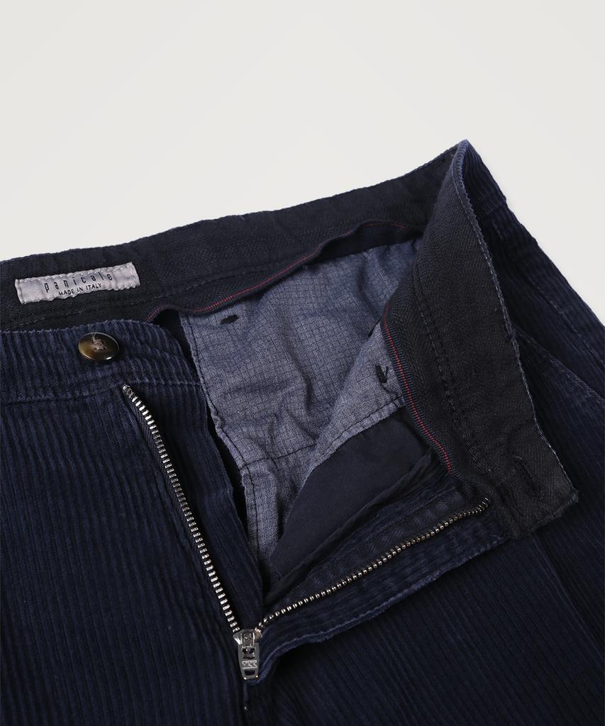 PANICALE Corduroy 5-Pocket Pants [Navy]