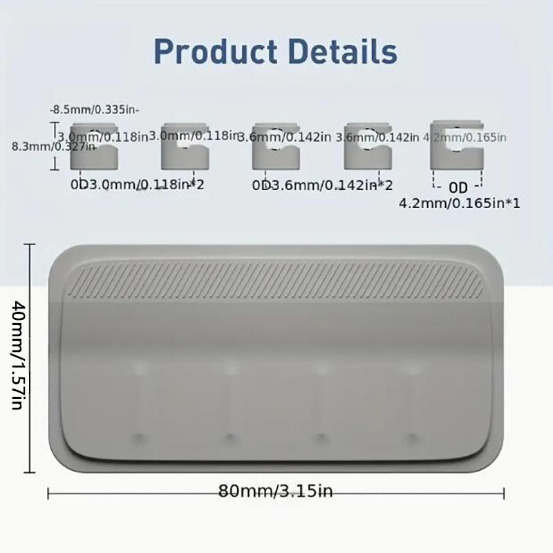 Magnetic Cable Organizer for Desk Cord Management Hub with Self-Adhesive Base for Phones Chargers Office Home