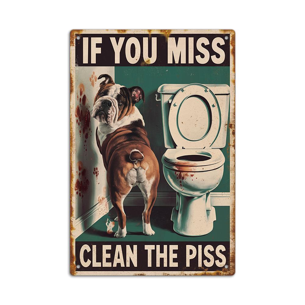 Putuo Decor Vintage Metal  Sign, Chimpanzee Element, Wall Art Decor for Home Farmhouse Bathroom Washroom Toilet, Gift