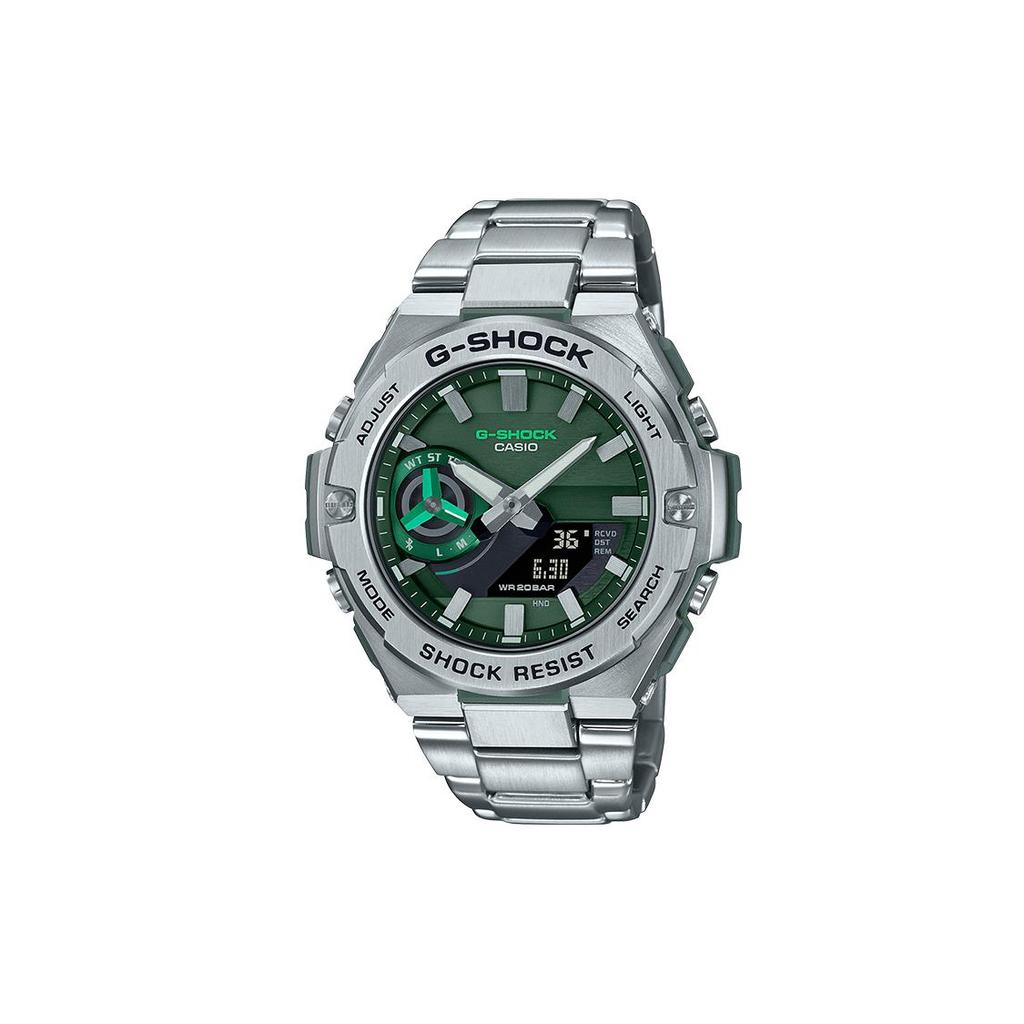 CASIO Men G-STEEL Series Green Watch GST-B500AD-3APFT
