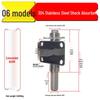 Shock-Absorbing Rubber Silent Wheel Caster (2" to 5") - Polyurethane with Spring Mechanism