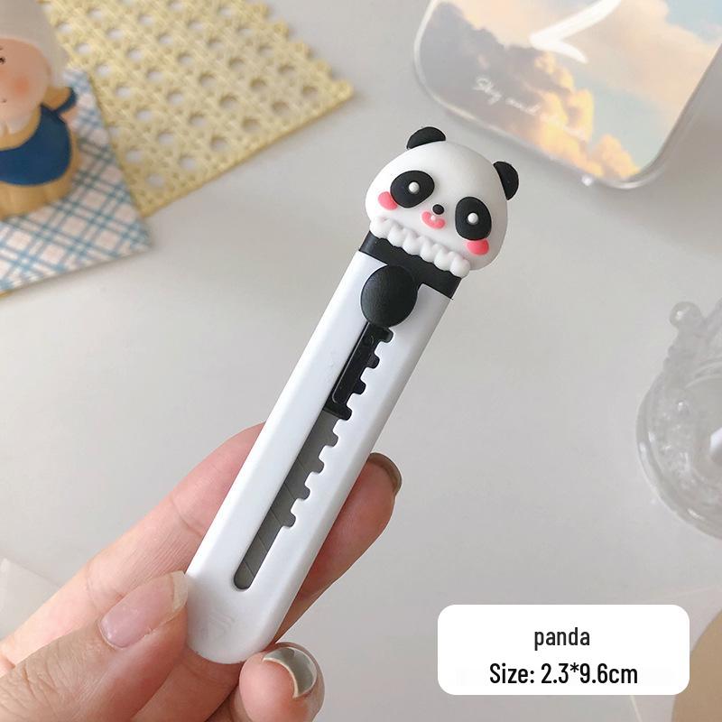 Cute Cartoon Cat Paw Utility Knife - Small Portable Paper Cutter with Fun Designs