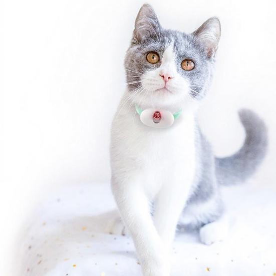 Yousheng 1/2Pcs Cat Collar Rechargeable Lasers Toy Automatic Hands-Free Interactive Lasers Game Toy Auto Power Saving Washable Strap Adjustable Collar