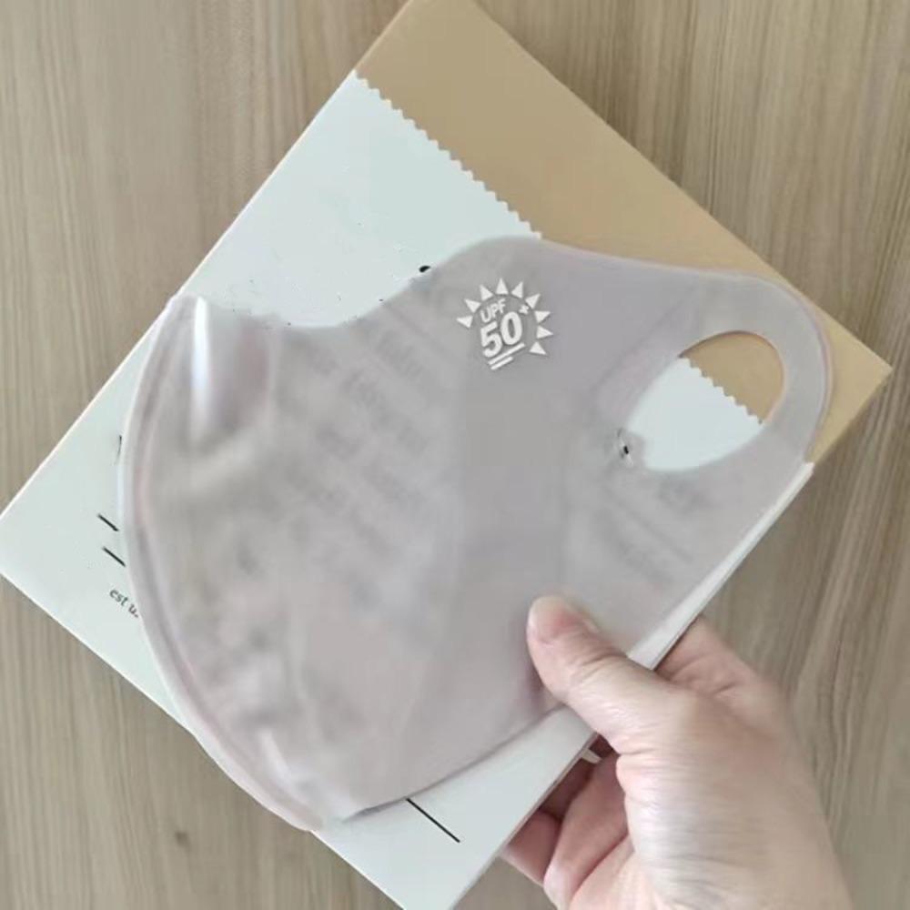 

Маска-солнцезащитный козырек с защитой от УФ-лучей, дышащая маска для лица для езды, горячая распродажа, маска от солнца, для прогулок светло-фиолетовый