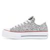 (WMNS) Chiara Ferragni x Chuck Taylor All Star Lift Ox 'Plata Rojo' para Mujer 563833C