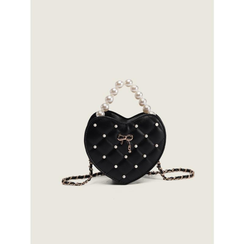 New Pearl Love Bag Niche Design, Xiaoxiangfeng Chain One-shoulder Crossbody Bag