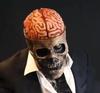Halloween Latex Mask Skull Mask Horror Decoration Full Head  Helmet Movable Jaw Masque Gifts Party Costume Exorcist Scary Mask