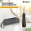 Bolusso Hydropulseur Dentaire Sans Fil – 7 Embouts Avec Étui De Voyage Et Livre Électronique, 4 Modes, Réservoir De 300 Ml, Gratte