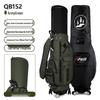 PGM Hard Shell Telescopic Golf Bag, Four-Wheel Push-Type, Waterproof, with Double Bag and Inverted Club Holder for Men and Women
