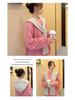 Women's Korean Knitted Hooded Shawl Vest - Casual Solid Color Layered Outerwear