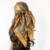 Women’s Fashionable and Versatile Faux Silk Headscarf with Cashew Nut Pattern