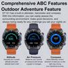 2026 New Military Smart Watch 860Mah Battery GPS Compass 10ATM Waterproof Tactics Sport 4GB Memory BT Call Smart Watches for Men Outdoor Smart Watch